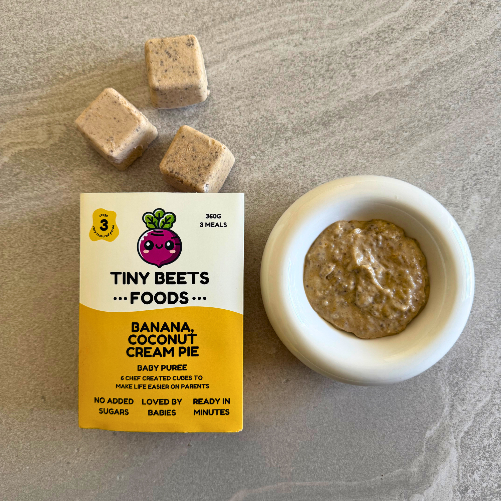 Banana Coconut Cream Pie (8 Month Old Baby Purees) Tinybeets