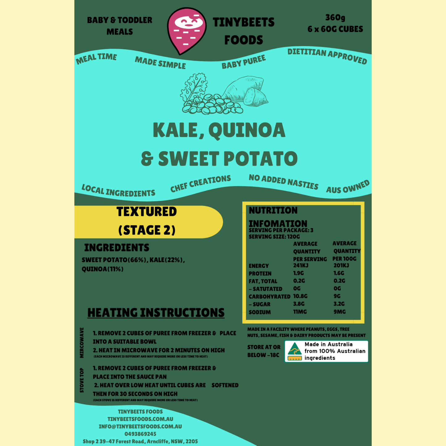 
                  
                    Kale, Quinoa & Sweet Potato
                  
                