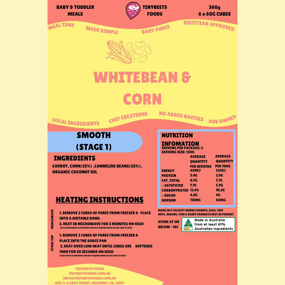 
                  
                    White Bean & Corn
                  
                