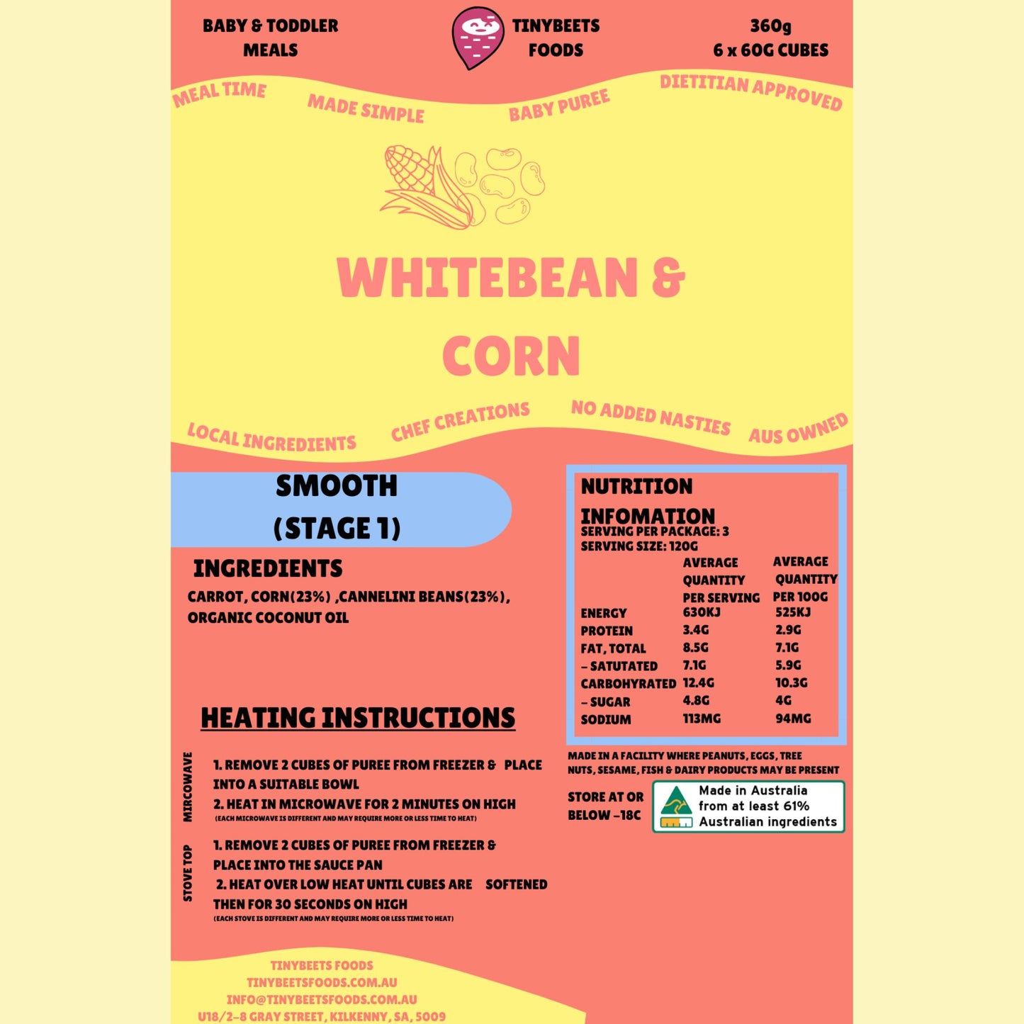 
                  
                    White Bean & Corn
                  
                
