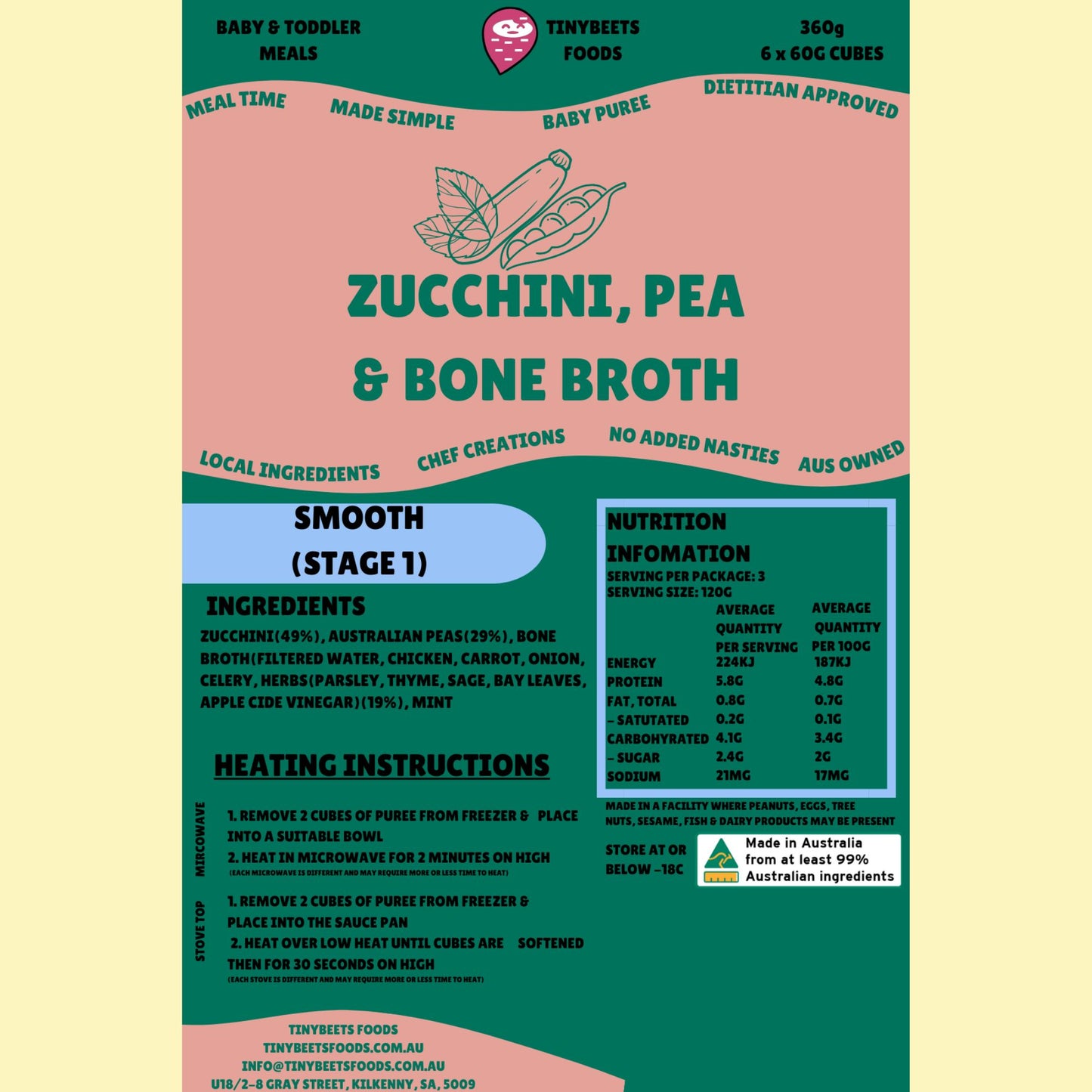 
                  
                    Zucchini, Pea & Bone Broth
                  
                