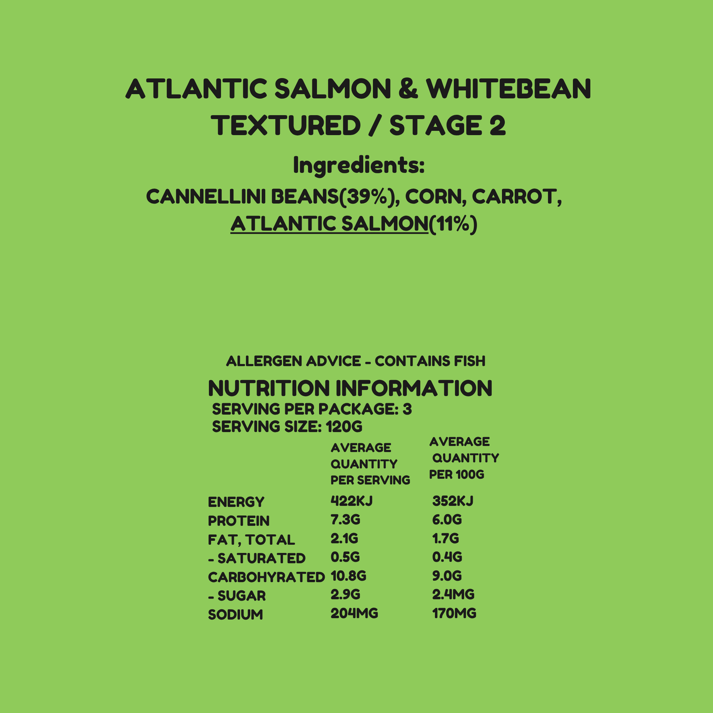 
                  
                    Salmon, White Bean & Carrot
                  
                