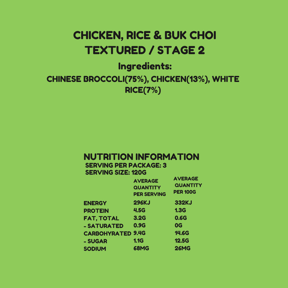 
                  
                    Chicken, Rice & Buk choi
                  
                