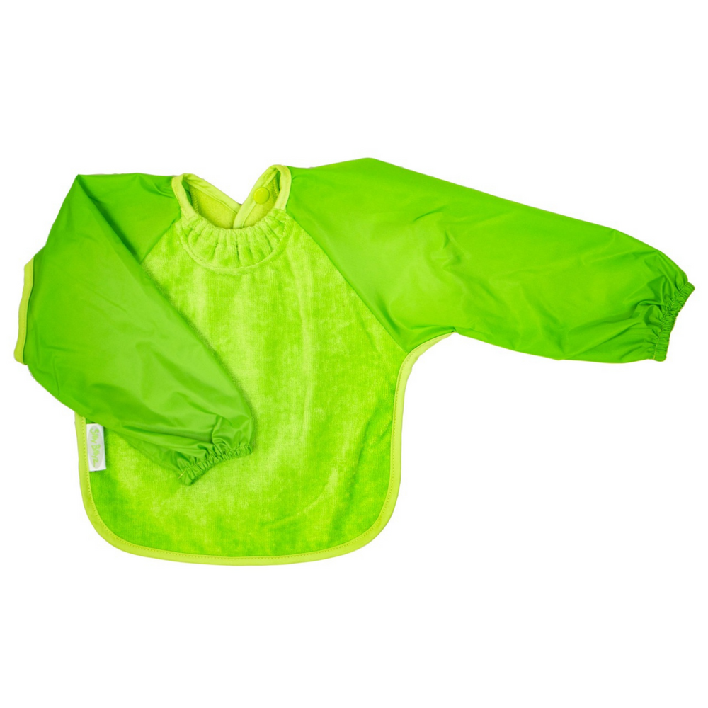 Towelling bibs online with sleeves